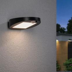 Paulmann LED-Solar-Außenwandlampe Ryse, anthrazit