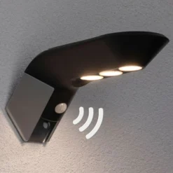 Paulmann LED-Solar-Außenwandlampe Soley anthrazit