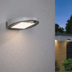 Paulmann LED-Solar-Außenwandleuchte Ryse weiß