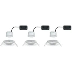 Paulmann LED-Spot Nova Coin 3er alu schwenkbar 2.700 K