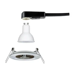 Paulmann LED-Spot Nova rund starr, eisen, IP44, GU10 dimmbar