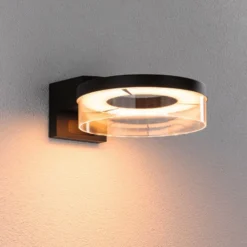 Paulmann LED-Wandleuchte Capera, anthrazit, CCT, IP44