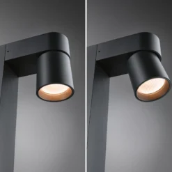 Paulmann LED-Wegeleuchte Kimu 2, anthrazit, 2-flg., 2.200 K