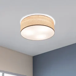 Paulmann Liska Deckenlampe in hellem Holz