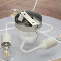 Paulmann Liska Deckenlampe in hellem Holz