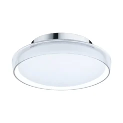 Paulmann Luena LED-Deckenleuchte, IP44, chrom, Ø 25 cm