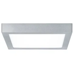 Paulmann Lunar LED-Panel, eckig, chrom, 30x30cm