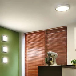 Paulmann Lunar LED-Panel, eckig, chrom, 30x30cm