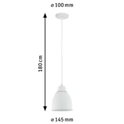 Paulmann Neordic Hilla Hängeleuchte, weiß