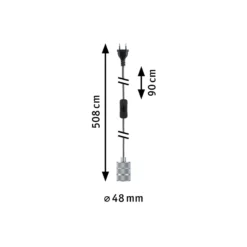 Paulmann Neordic Tilla Hängelampe Stecker alu