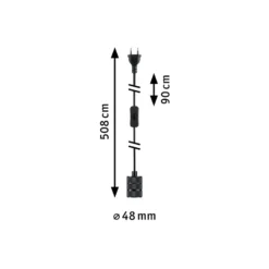 Paulmann Neordic Tilla Hängelampe Stecker schwarz