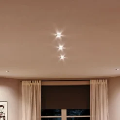 Paulmann Nova LED-Einbauleuchte 3er starr, Eisen