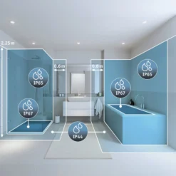 Paulmann Nova LED-Einbauleuchte 3er starr, weiß