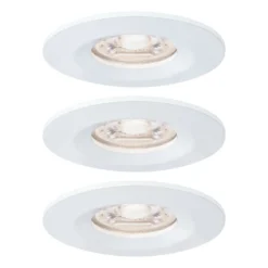 Paulmann Nova mini Einbauspot 3er-Set IP44 weiß