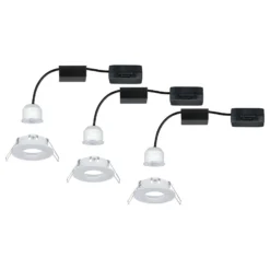 Paulmann Nova mini Einbauspot 3er-Set IP44 weiß