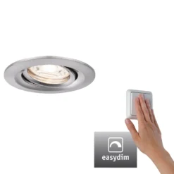 Paulmann Nova mini Plus Einbauspot easydim eisen