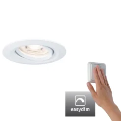 Paulmann Nova mini Plus Einbauspot easydim weiß