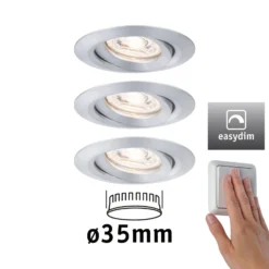 Paulmann Nova mini Plus LED easydim 3er alu