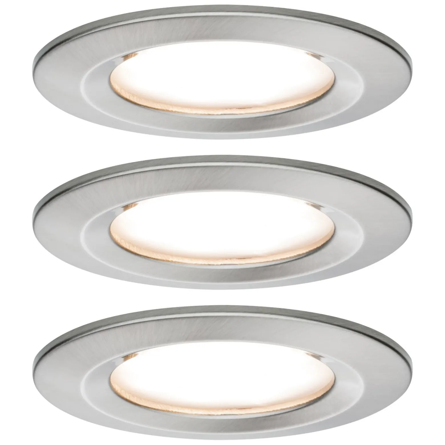 Paulmann Nova Plus Coin starr 3er eisen IP44 2.700K dimmbar