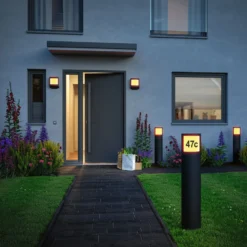 Paulmann Padea Pollerleuchte mit Hausnummer ZigBee