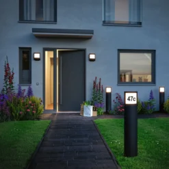 Paulmann Padea Pollerleuchte mit Hausnummer ZigBee
