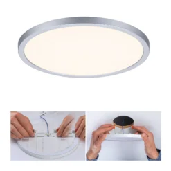 Paulmann Panel Areo 830 rund chrom 3stepdim 23cm