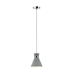 Paulmann Pendelleuchte Verve, Beton, Ø 20 cm, IP44