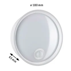 Paulmann Platomo LED-Außenwandleuchte Sensor weiß