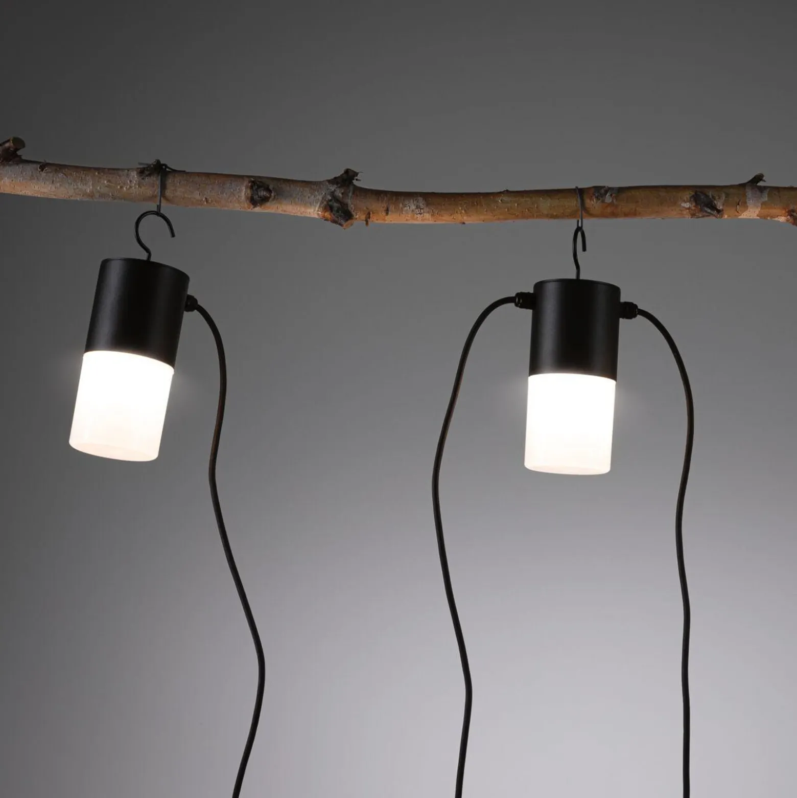 Paulmann Plug & Shine Außenlichterkette Tubs anthrazit 3xE14