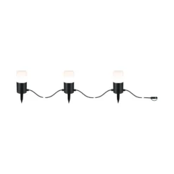 Paulmann Plug & Shine Außenlichterkette Tubs anthrazit 3xE14