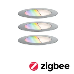 Paulmann Plug & Shine Einbaustrahler Floor 3er RGBW ZigBee
