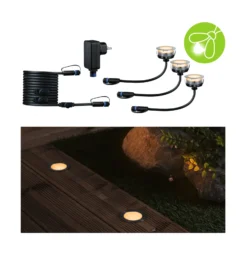 Paulmann Plug & Shine LED-Einbauleuchte 2W 3er-Set