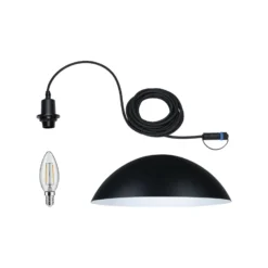 Paulmann Plug & Shine LED-Pendelleuchte Mapalo E14 Aluminium