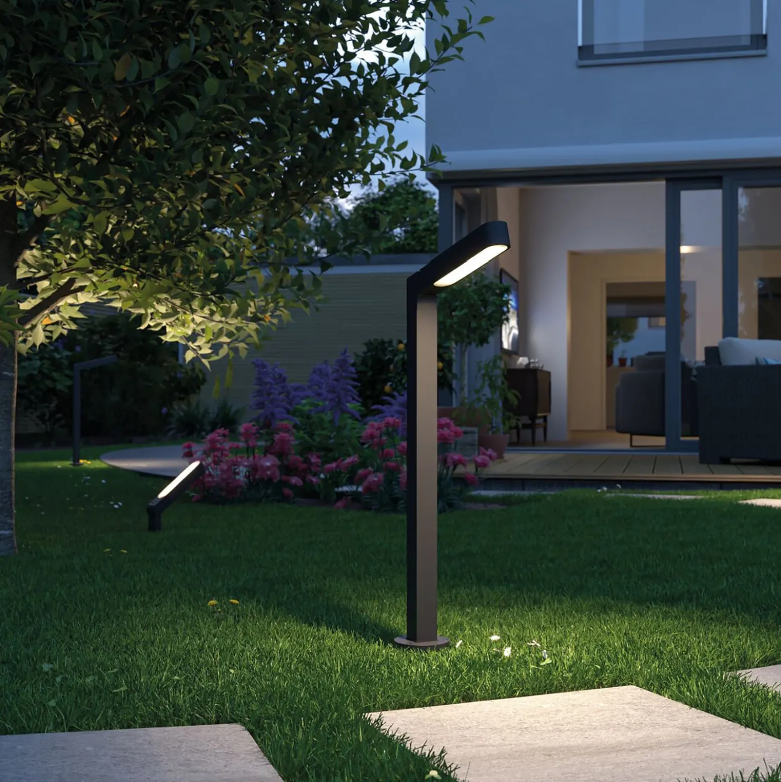 Paulmann Plug & Shine LED-Wegelampe Ito, vertikal, IP65