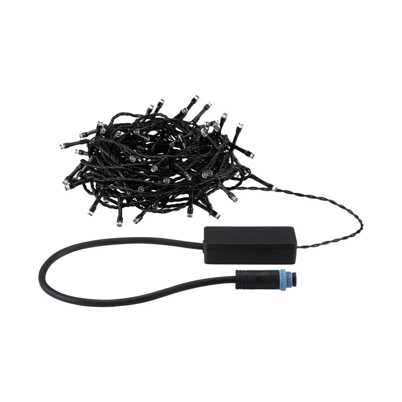 Paulmann Plug & Shine Lichterkette Yuna 10 m 3.000 K schwarz