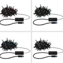 Paulmann Plug&Shine Smart Lichterkette Yuna 10 m RGB schwarz