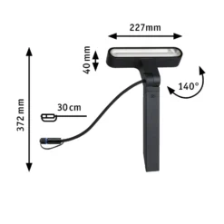 Paulmann Plug & Shine Sockellampe Ito horizontal