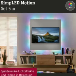 Paulmann SimpLED Motion LED-Strip Set, 5m Fernbedienung RGB