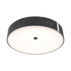 Paulmann Smart LED-Deckenlampe Malika anthrazit Ø 40 cm Filz