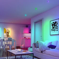 Paulmann Smart LED-Einbaulampe Base Coin eisen Ø9cm RGBW 3er