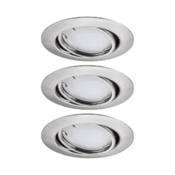Paulmann Smart LED-Einbaulampe Base Coin eisen Ø9cm RGBW 3er