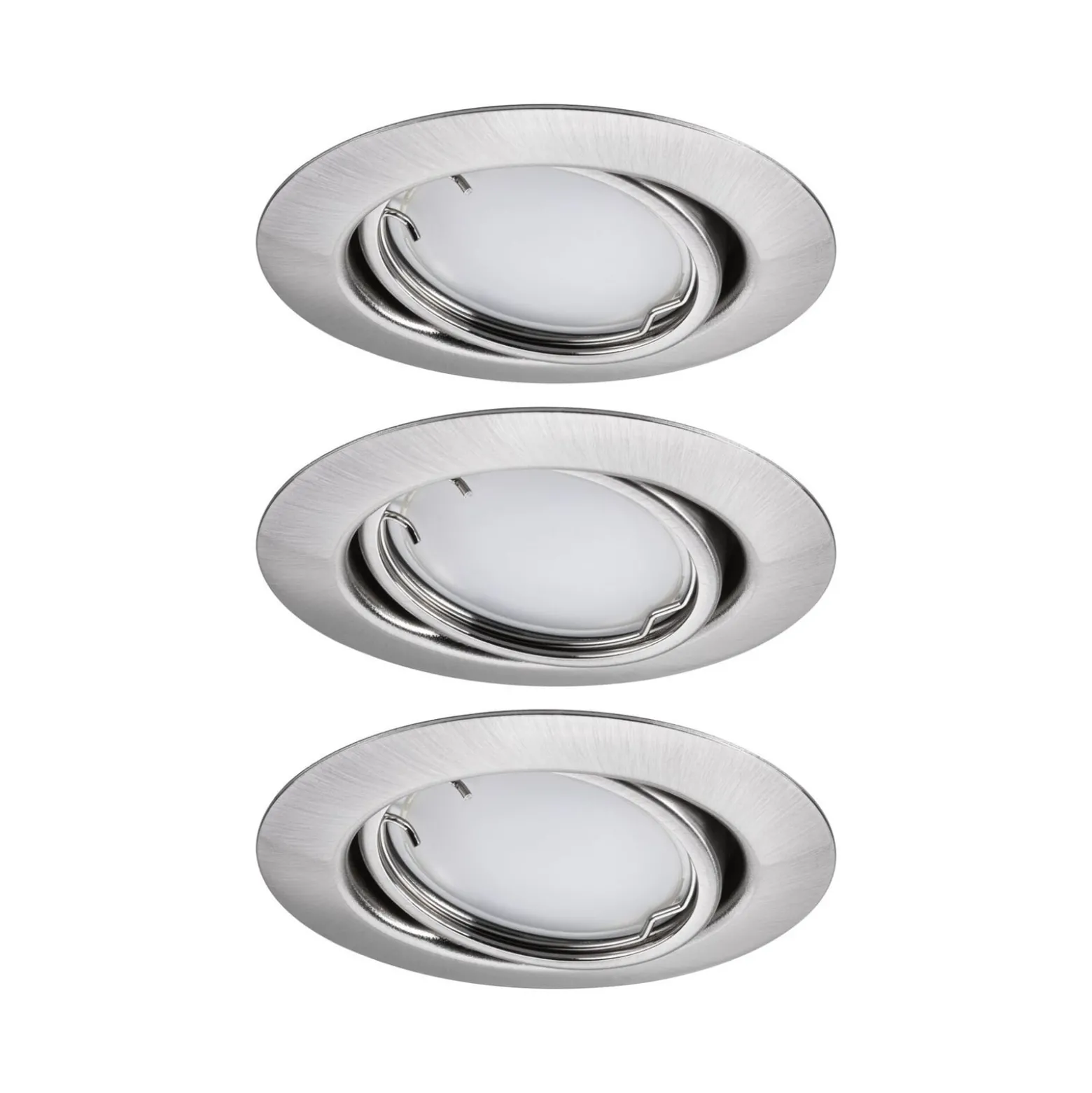 Paulmann Smart LED-Einbaulampe Base Coin eisen Ø9cm RGBW 3er