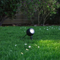 Paulmann Smart LED-Erdspießspot Kikolo, RGBW, anthrazit IP65