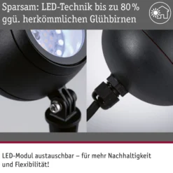 Paulmann Smart LED-Erdspießspot Kikolo, RGBW, anthrazit IP65