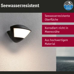 Paulmann Smart Sensoraußenwandlampe Skyla anthrazit CCT IP44