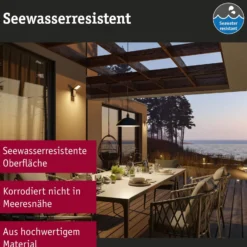 Paulmann Smart Sensor-Wandleuchte Alara, CCT, anthrazit IP44