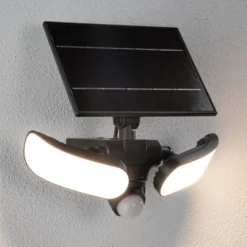 Paulmann Solar-Außenwandlampe Sonlig, anthrazit, Sensor IP65