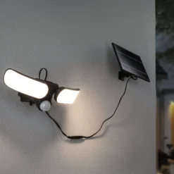 Paulmann Solar-Außenwandlampe Sonlig, anthrazit, Sensor IP65