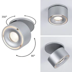 Paulmann Spircle LED-Einbauleuchte chrom matt