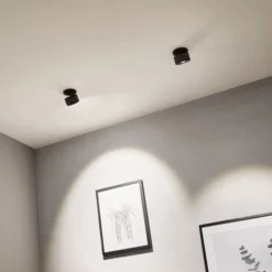 Paulmann Spircle LED-Einbauleuchte schwarz matt